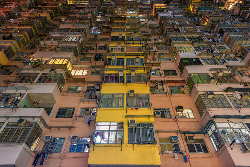 拥挤的城市空间 领略香港密集的生存空间
