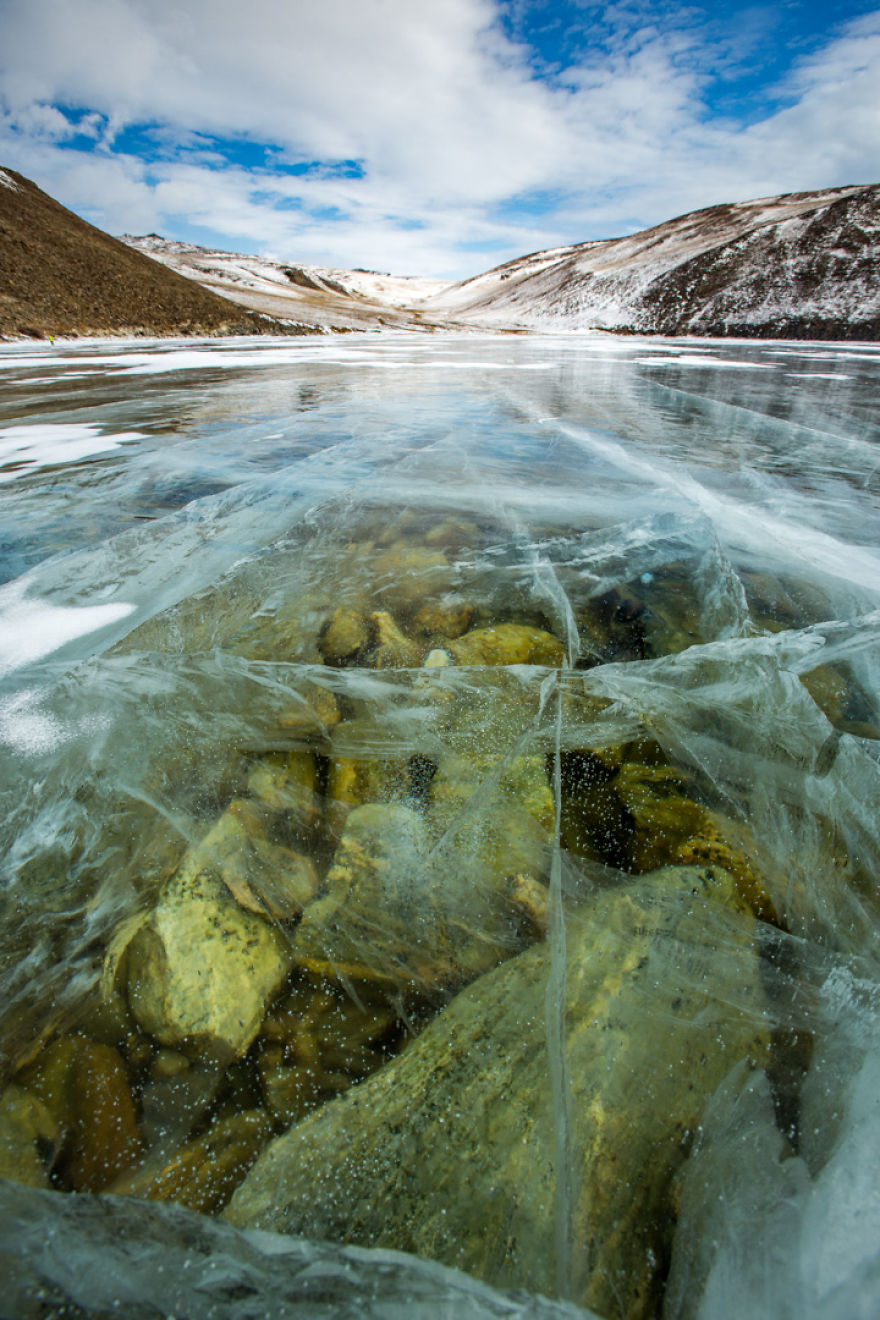奇妙的冒险之旅 剔透的贝加尔湖冰冻世界