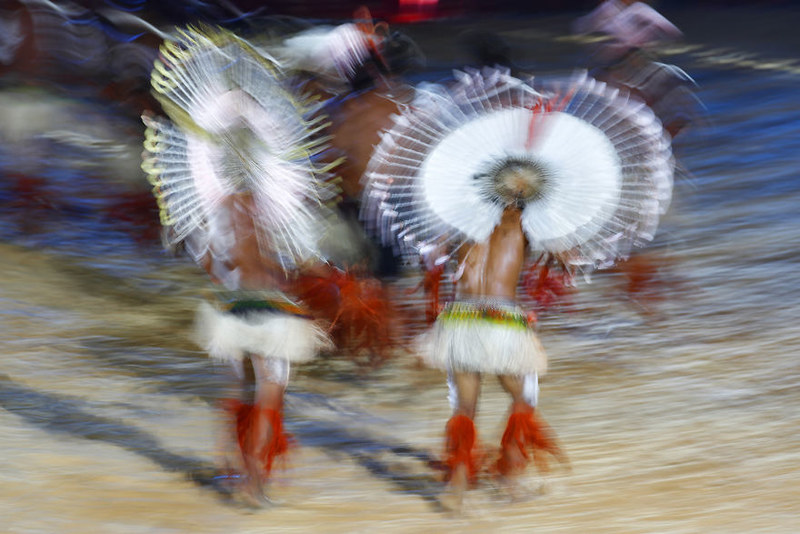 巴西土著文化盛会 刺激生动的现场盛况