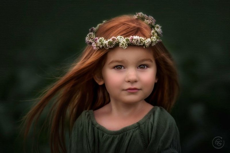 极致虚化的儿童肖像 唯美的儿童摄影作品