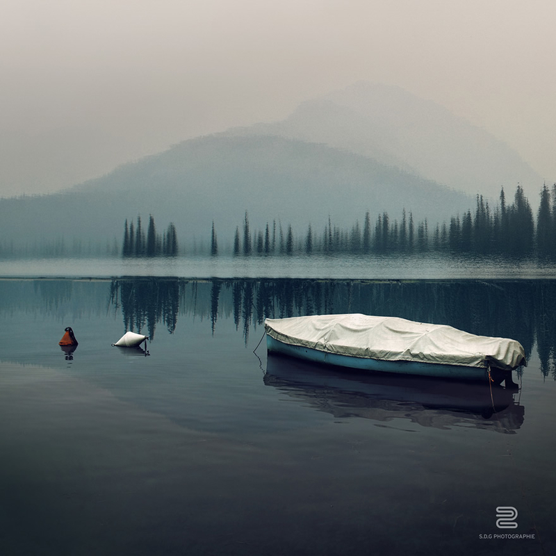 温柔宁静湖面 放松心灵的淡雅之美 