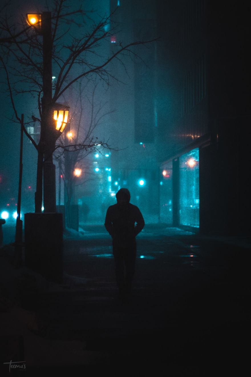 浪漫风雪夜归人 札幌冬日的大雪之夜