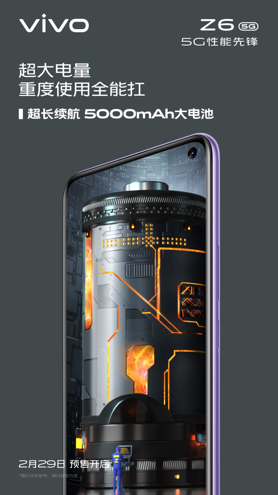 Zϵг vivo Z65000mAh