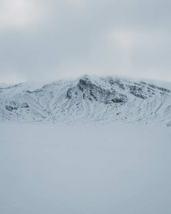 新西兰的冬日滑雪场 猎取自然的雪原美景