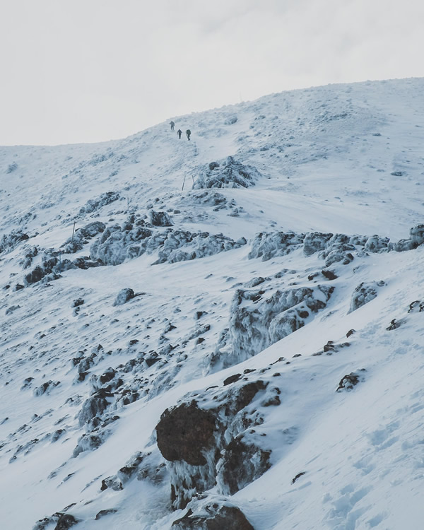 新西兰的冬日滑雪场 猎取自然的雪原美景