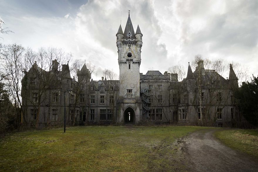 时间刻画的斑驳痕迹 欧洲的废弃城堡