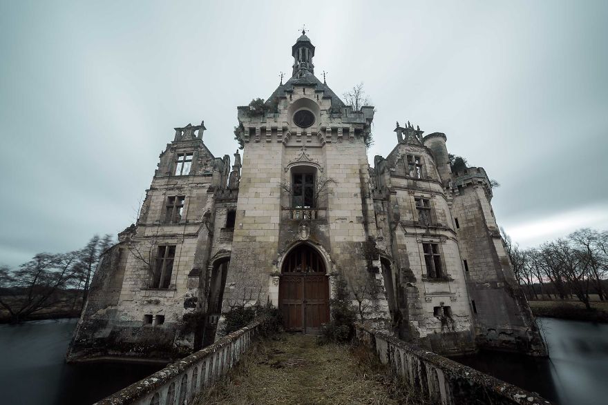时间刻画的斑驳痕迹 欧洲的废弃城堡