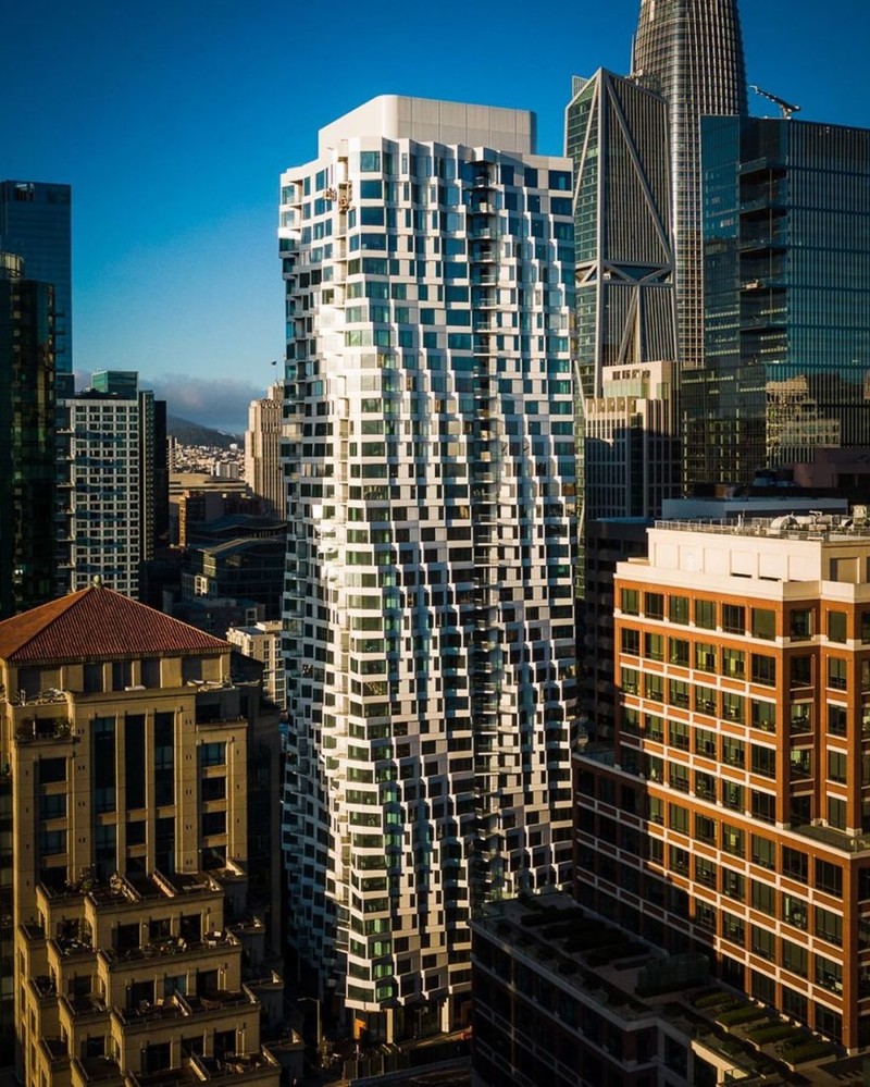 穿越在城市中的建筑丛林 旧金山的城市建筑