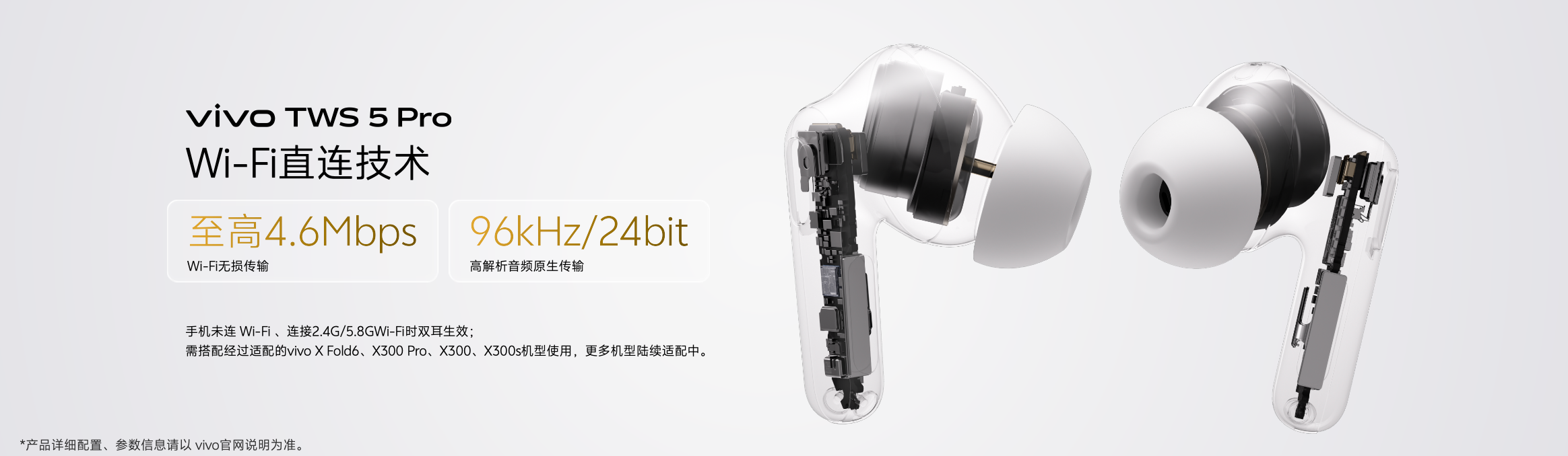 �����뽵��ȫ��������vivo TWS 5 Pro�����콢��TWS��������