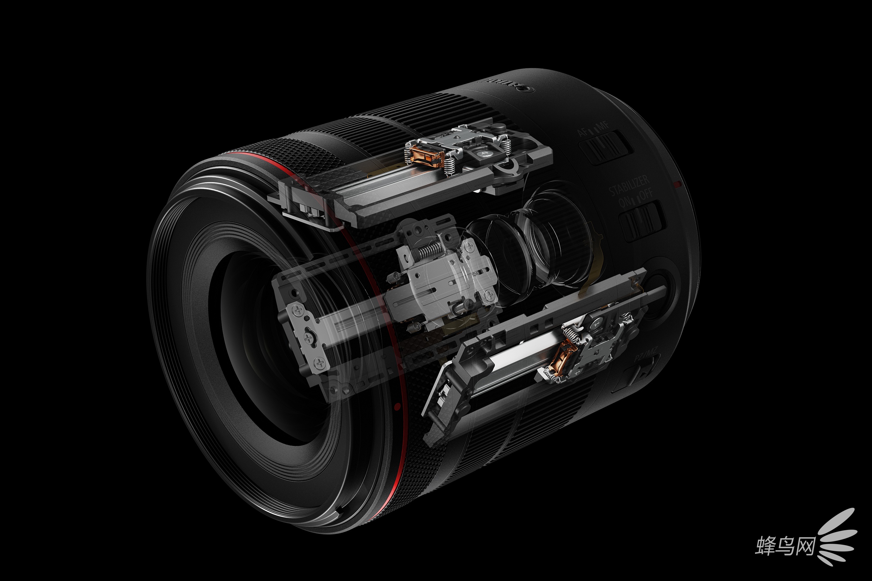 ���ܷ��������׿�ȫ������L���綯�佹��ͷRF20-50mm F4 L IS USM PZ