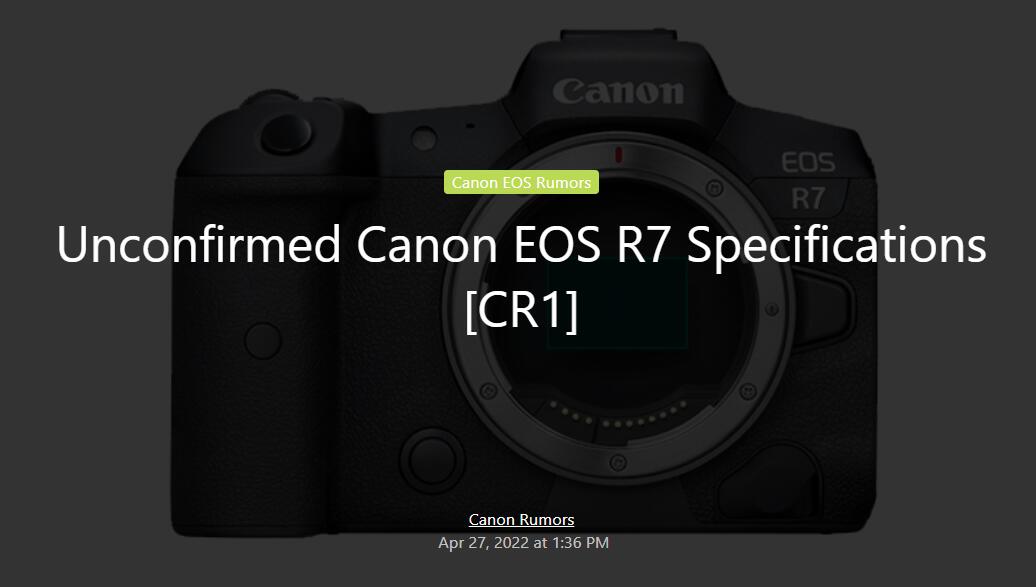 ׿RFAPS-C EOS R7ֹع