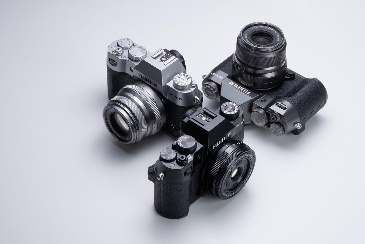机身紧凑轻巧，配备约4020万像素传感器和图像处理引擎  轻量化FUJIFILM X-T50无反数码相机发布