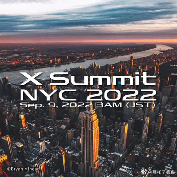 富士将于9月9日举办“X Summit NYC2022”