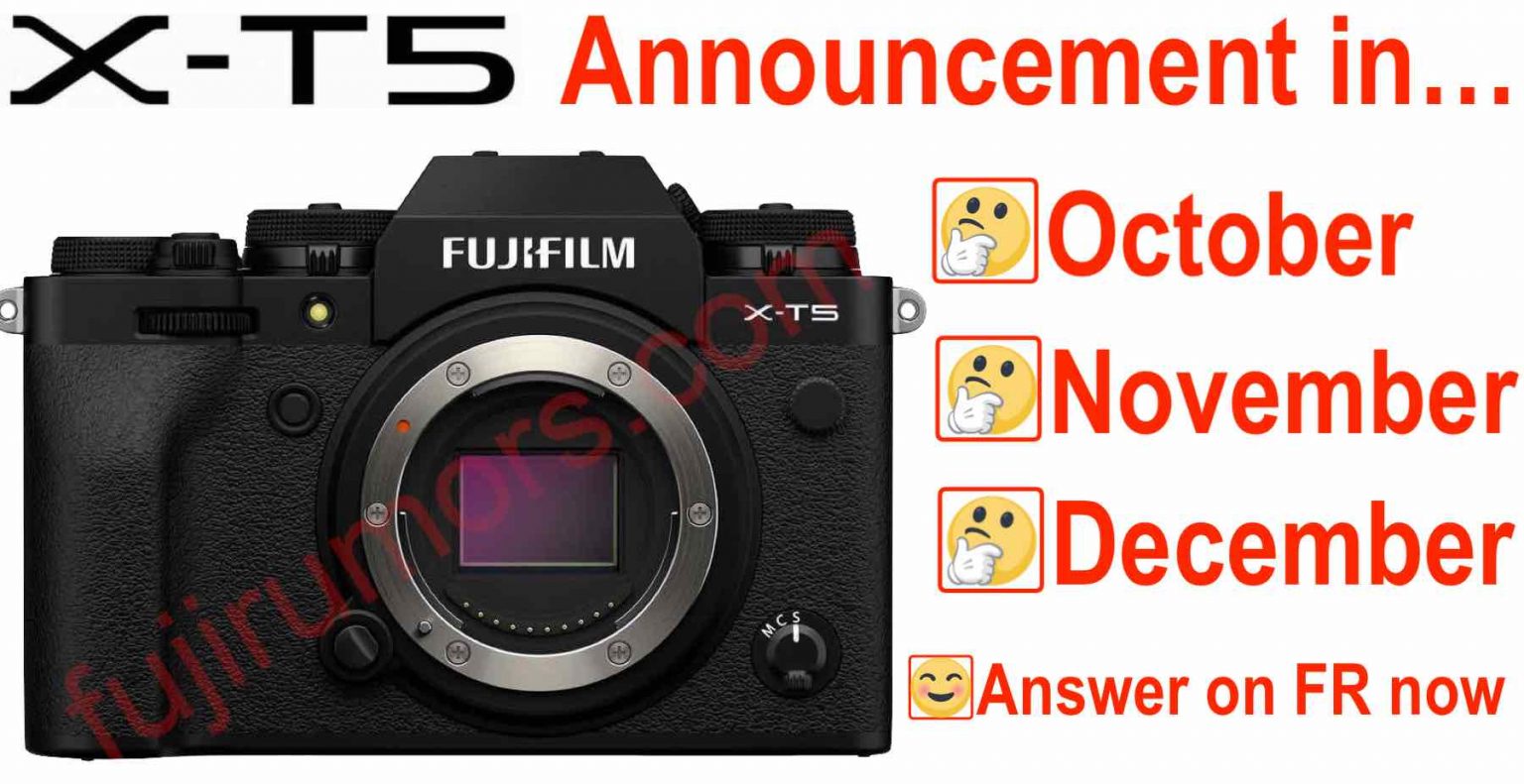 富士X-T5将在11月发布？