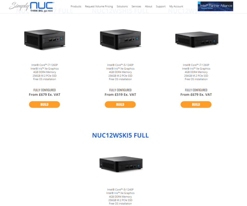搭载12代P系列处理器 Intel NUC 12 Pro主机上市