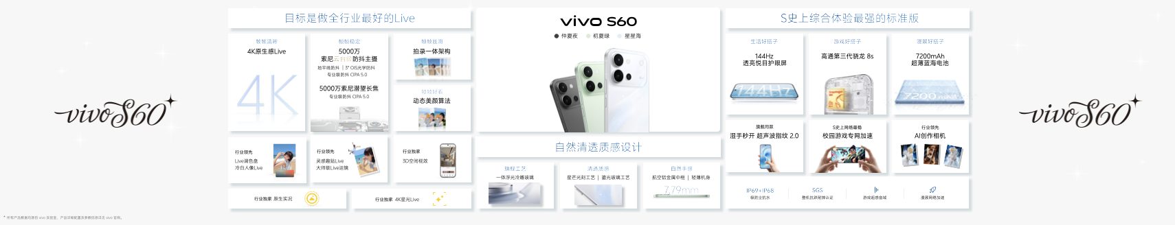 4K Liveԭ�����֡֡˿����������vivo S60ϵ����ʽ����