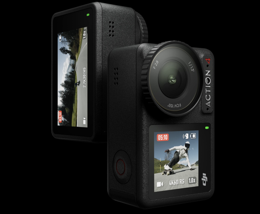 大疆Osmo Action 4运动相机发布：搭载1/1.3英寸传感器