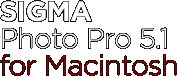 SIGMA Photo Pro 5.1