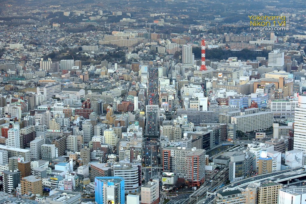 游日本最高大楼地标大厦 观横滨都市美景