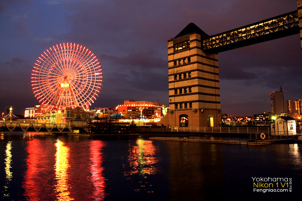 游日本最高大楼地标大厦 观横滨都市美景