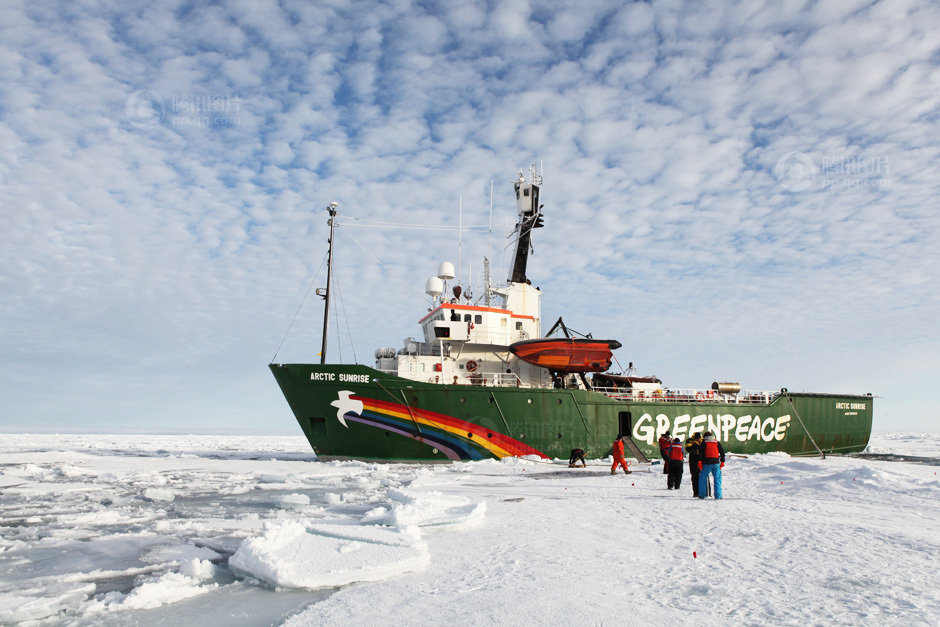 绿色和平 用科学测量展现北极气候变化