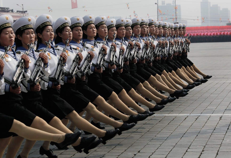 朝鲜阅兵式高清大图集