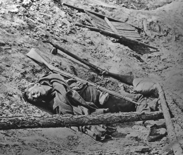 Mathew Brady1862年拍摄南北战争的状况。