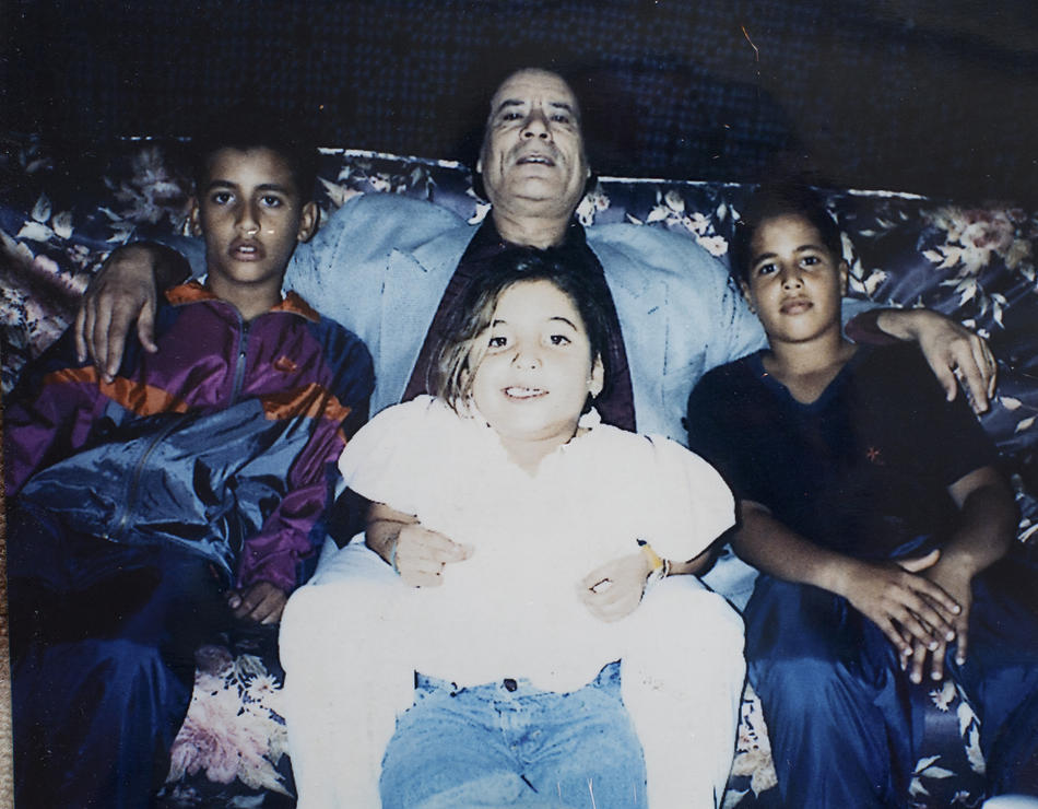 穆阿迈尔·卡扎菲的家庭相册