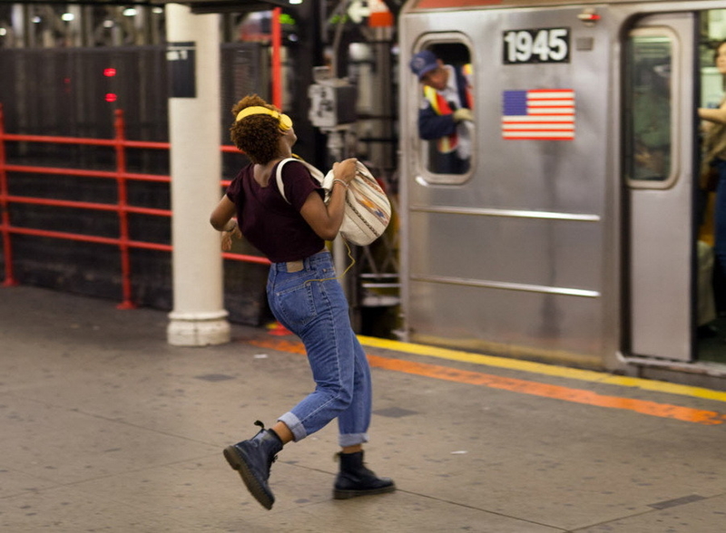 纽约街头摄影：奔赴地铁