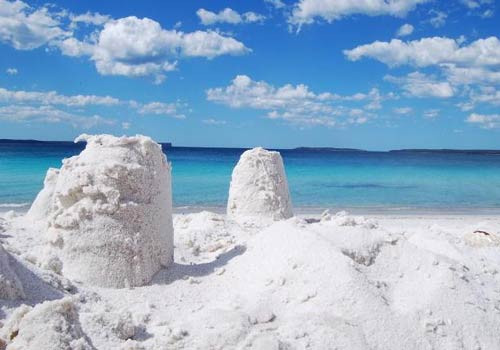 最危险也最美丽 澳大利亚海姆斯白沙滩