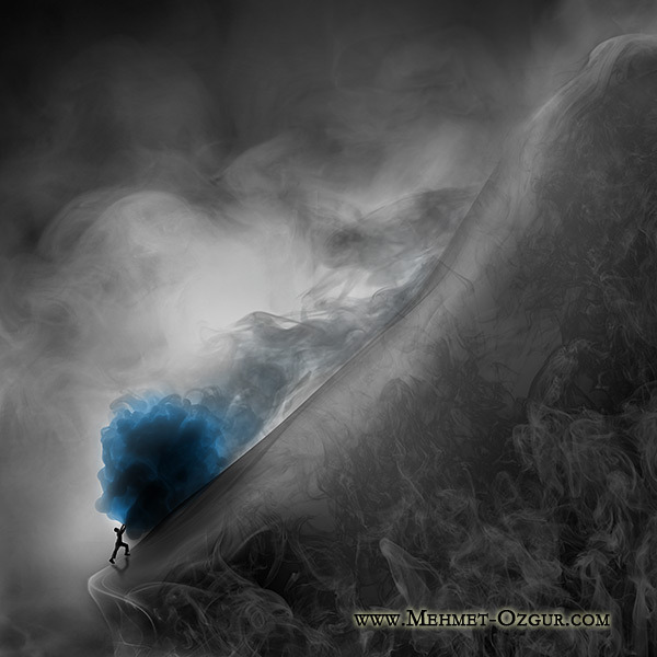 令人拍案叫绝的摄影 烟雾制造海市蜃楼