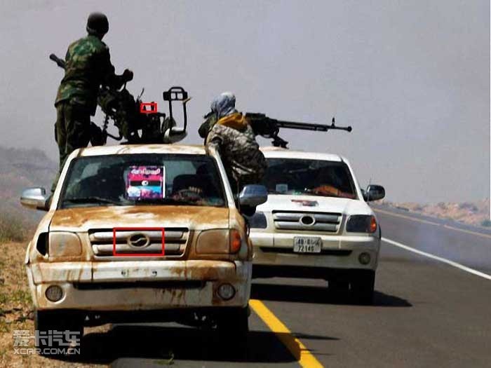 国货皮卡是主力 多功能战车横行利比亚