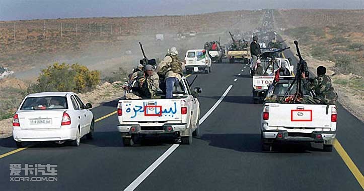 国货皮卡是主力 多功能战车横行利比亚