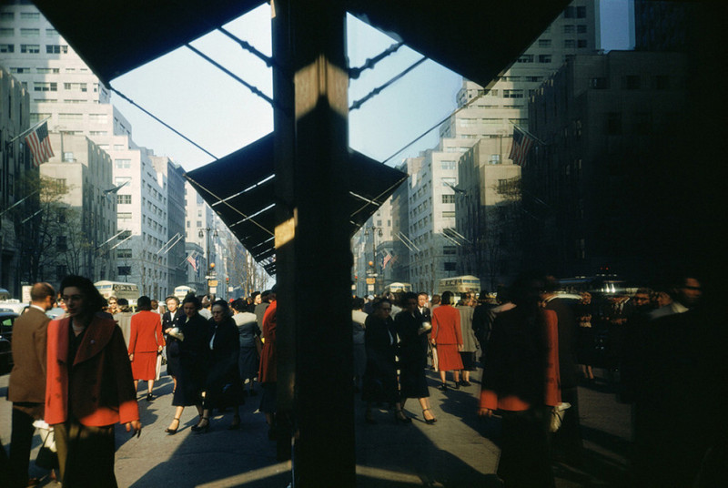 纽约1973 色彩魔术师哈斯纪实摄影作品