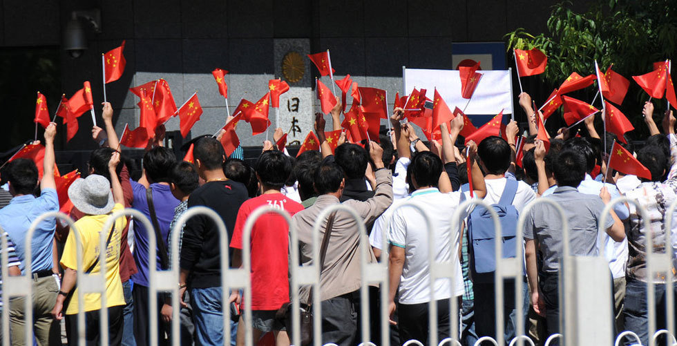 理性爱国 周末中国多地爆发游行示威