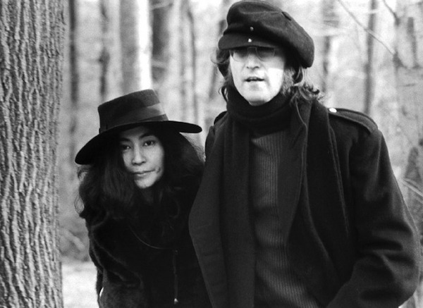 约翰-列侬与大野洋子的经典私人生活照